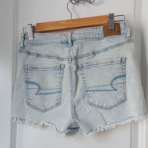 Light Blue Denim Women Shorts